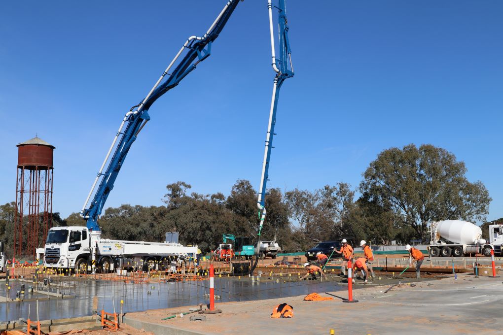 Concrete Pour Milestone